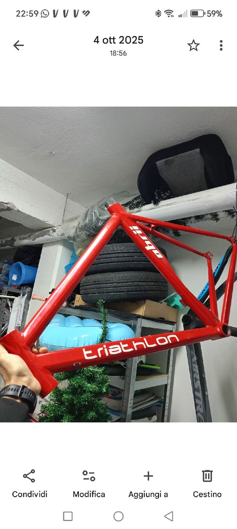 Used no brand No brand Custom Frameset 2008 Road & Gravel, Red — image 2 of 7