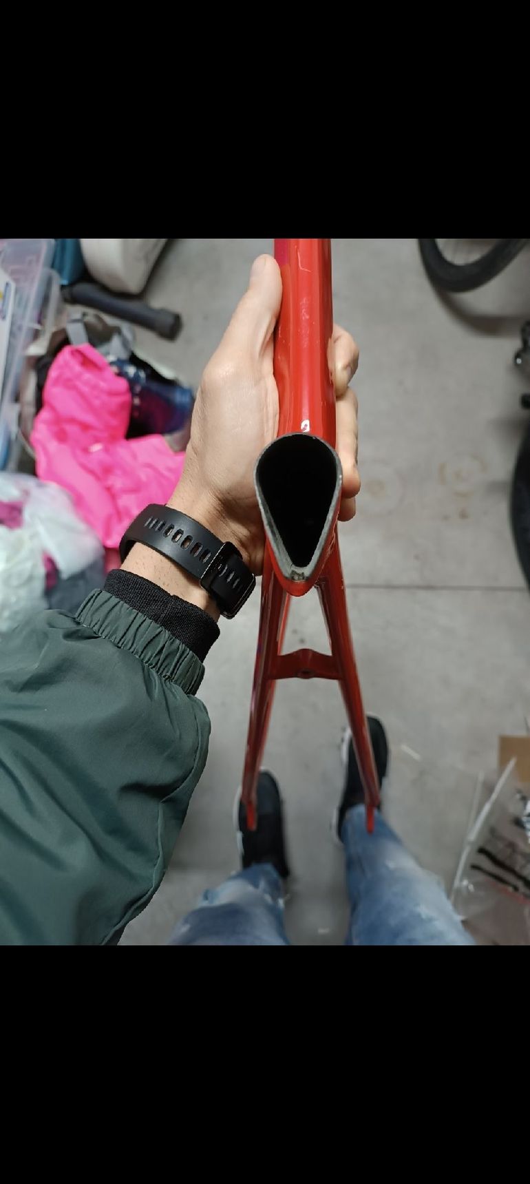Used no brand No brand Custom Frameset 2008 Road & Gravel, Red — image 5 of 7
