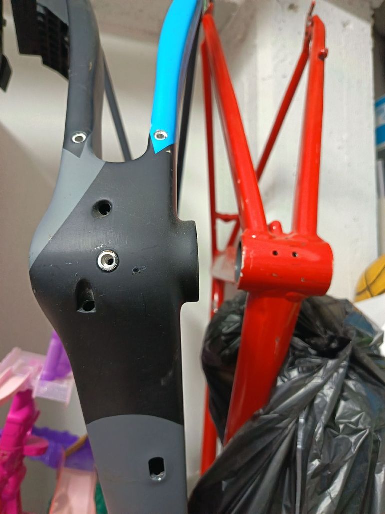 Used no brand No brand Custom Frameset 2008 Road & Gravel, Red — image 6 of 7