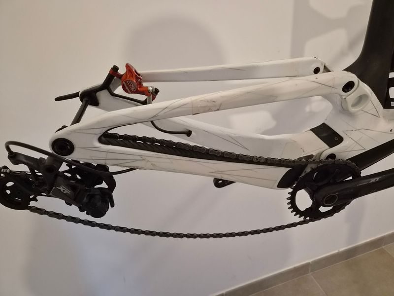Scott Spark 900 Tuned HMX Frame+Fork 2022 Frameset 2022 Mountainbike usato, Bianco — immagine 3 di 5