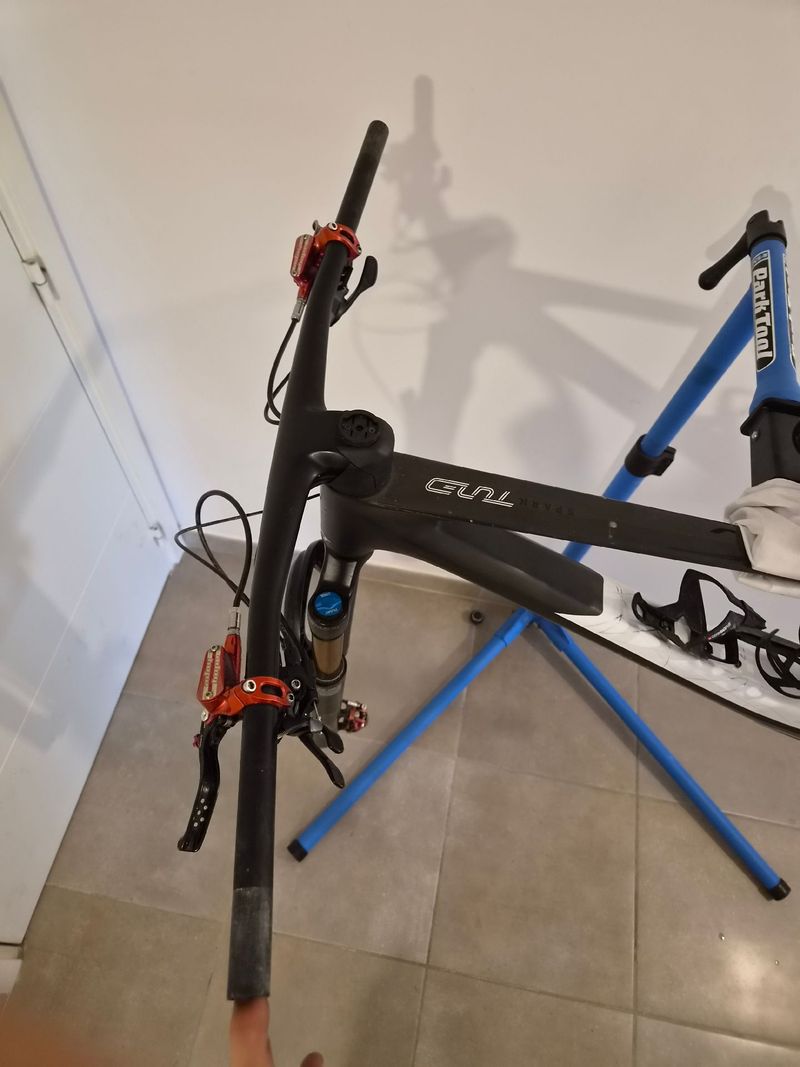 Scott Spark 900 Tuned HMX Frame+Fork 2022 Frameset 2022 Mountainbike usato, Bianco — immagine 4 di 5