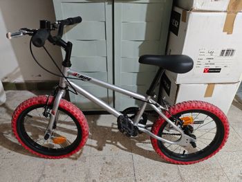 B’TWIN, Kids' 16" 5-7 Years BMX Wipe 500 2025