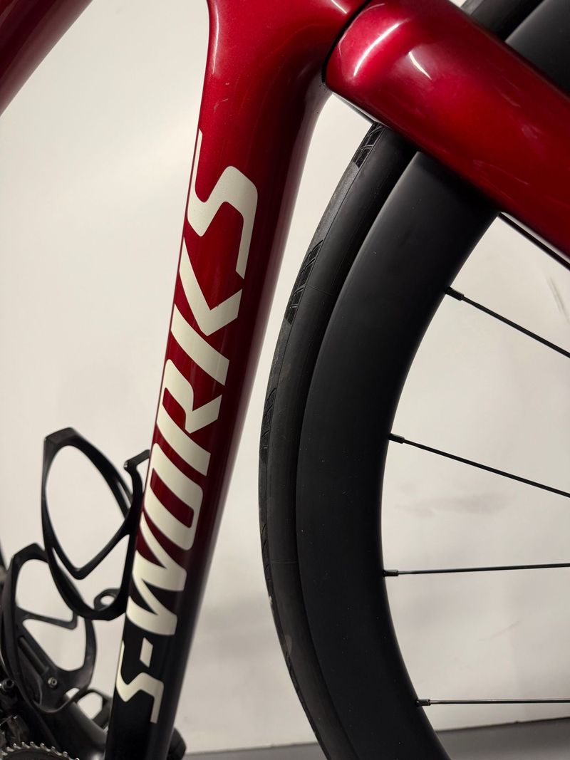 Used Specialized S Works Custom Shimano Ultegra Di2 2024 Road & Gravel, Red — image 12 of 15