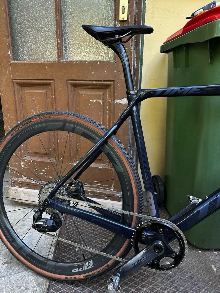 Used Time ADHX SRAM Force ETap AXS Mountainbike, Blue — image 12 of 12