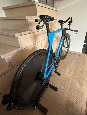Used Canyon Speedmax CF SLX 9.0 TT 2021 2021 Road & Gravel, Blue — image 3 of 3
