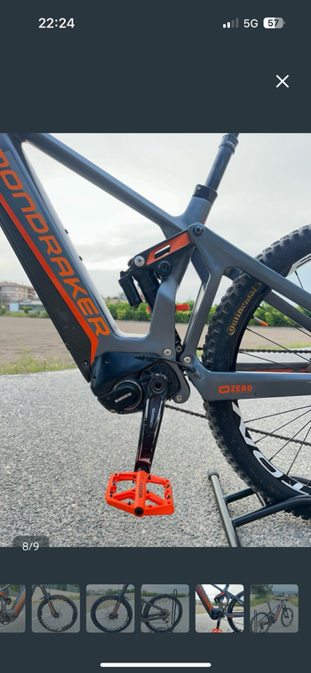 Used Mondraker CRUSHER Shimano Deore XT 2018 Mountainbike, Hellgrau — image 4 of 8