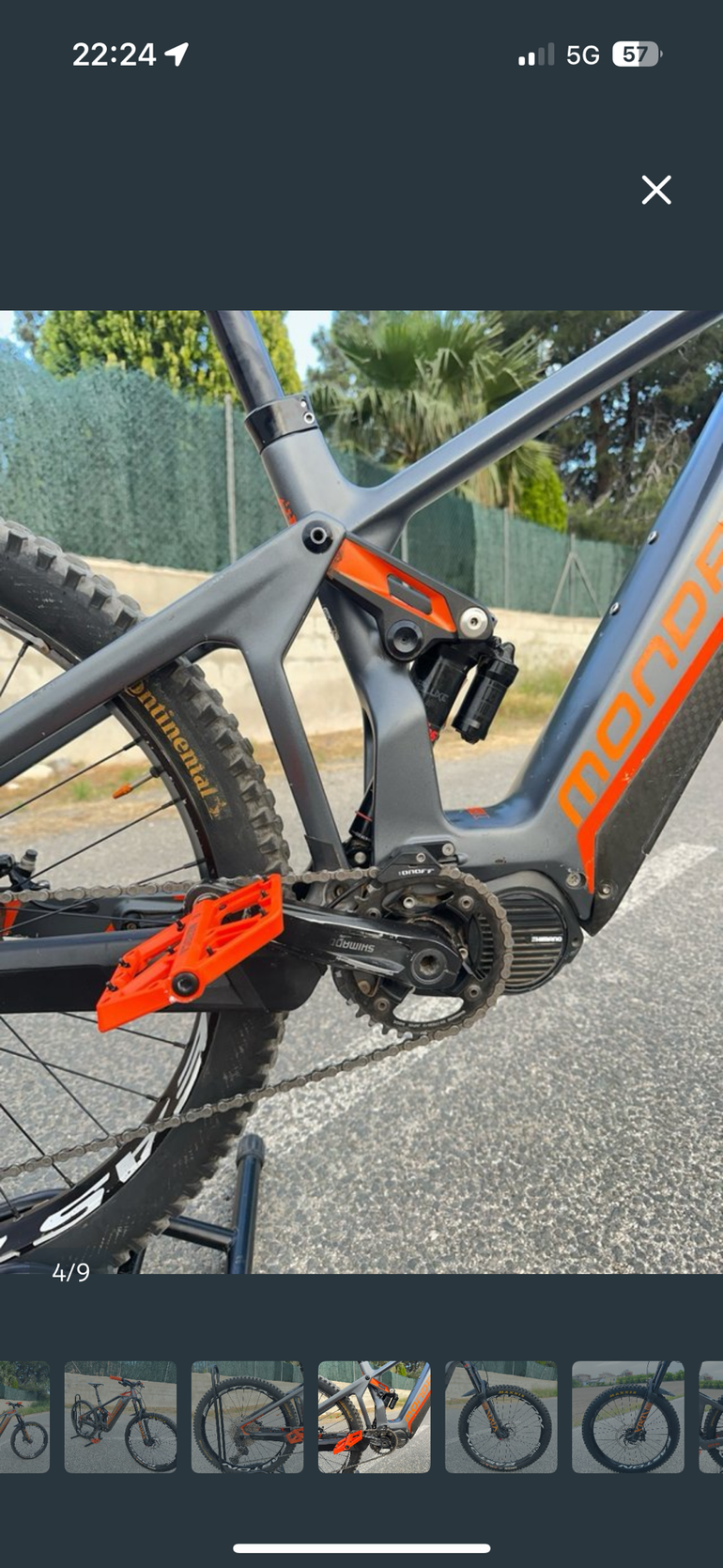 Used Mondraker CRUSHER Shimano Deore XT 2018 Mountainbike, Hellgrau — image 6 of 8