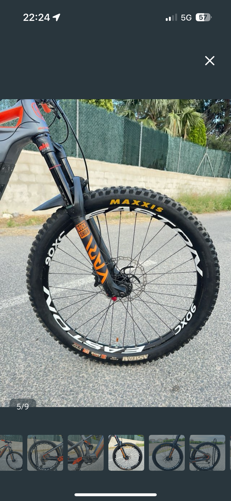 Used Mondraker CRUSHER Shimano Deore XT 2018 Mountainbike, Hellgrau — image 7 of 8