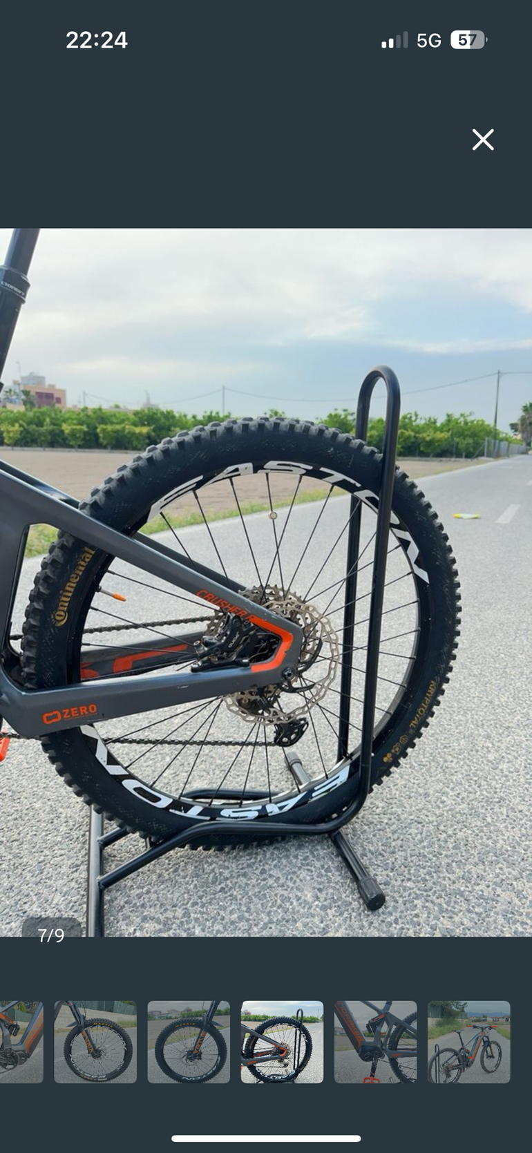 Used Mondraker CRUSHER Shimano Deore XT 2018 Mountainbike, Hellgrau — image 5 of 8