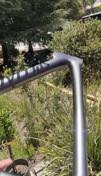 Used Specialized Tarmac SL8 Frameset - FACT 10r Carbon 2024 Frameset 2024 Road & Gravel, Light Gray — image 19 of 20