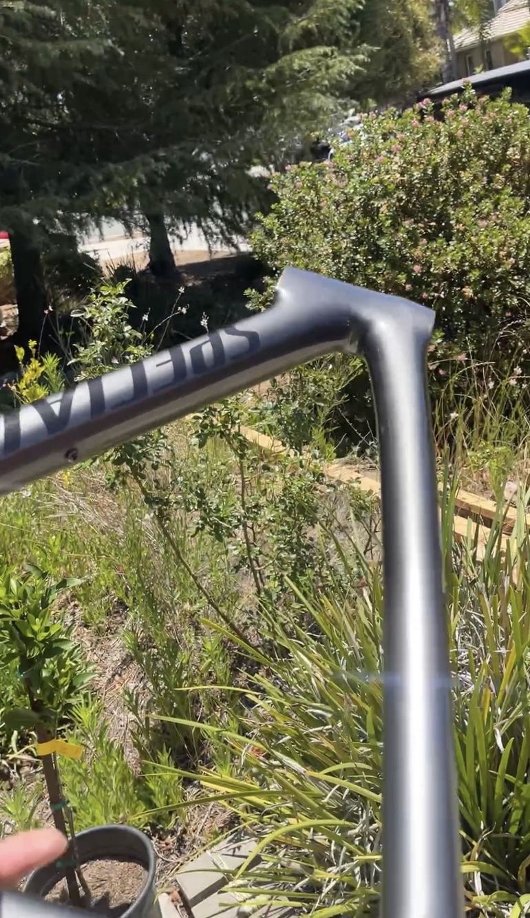 Used Specialized Tarmac SL8 Frameset - FACT 10r Carbon 2024 Frameset 2024 Road & Gravel, Light Gray — image 19 of 20