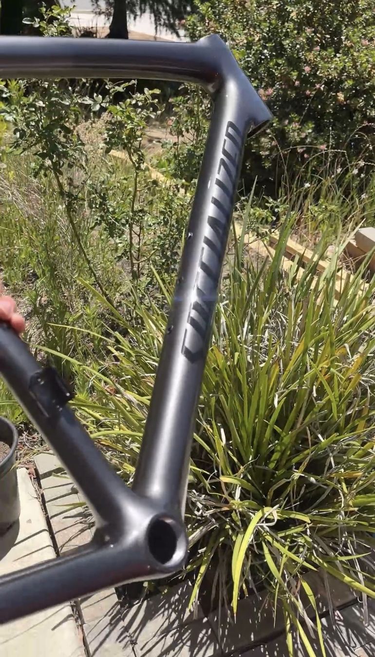 Used Specialized Tarmac SL8 Frameset - FACT 10r Carbon 2024 Frameset 2024 Road & Gravel, Light Gray — image 17 of 20