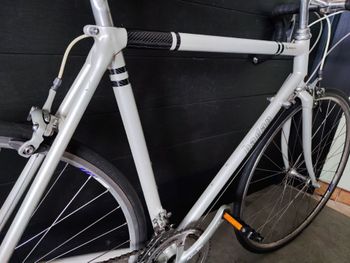 Used hagan Hagan Custom Shimano 105 1997 Road & Gravel, Grigio chiaro — image 4 of 10