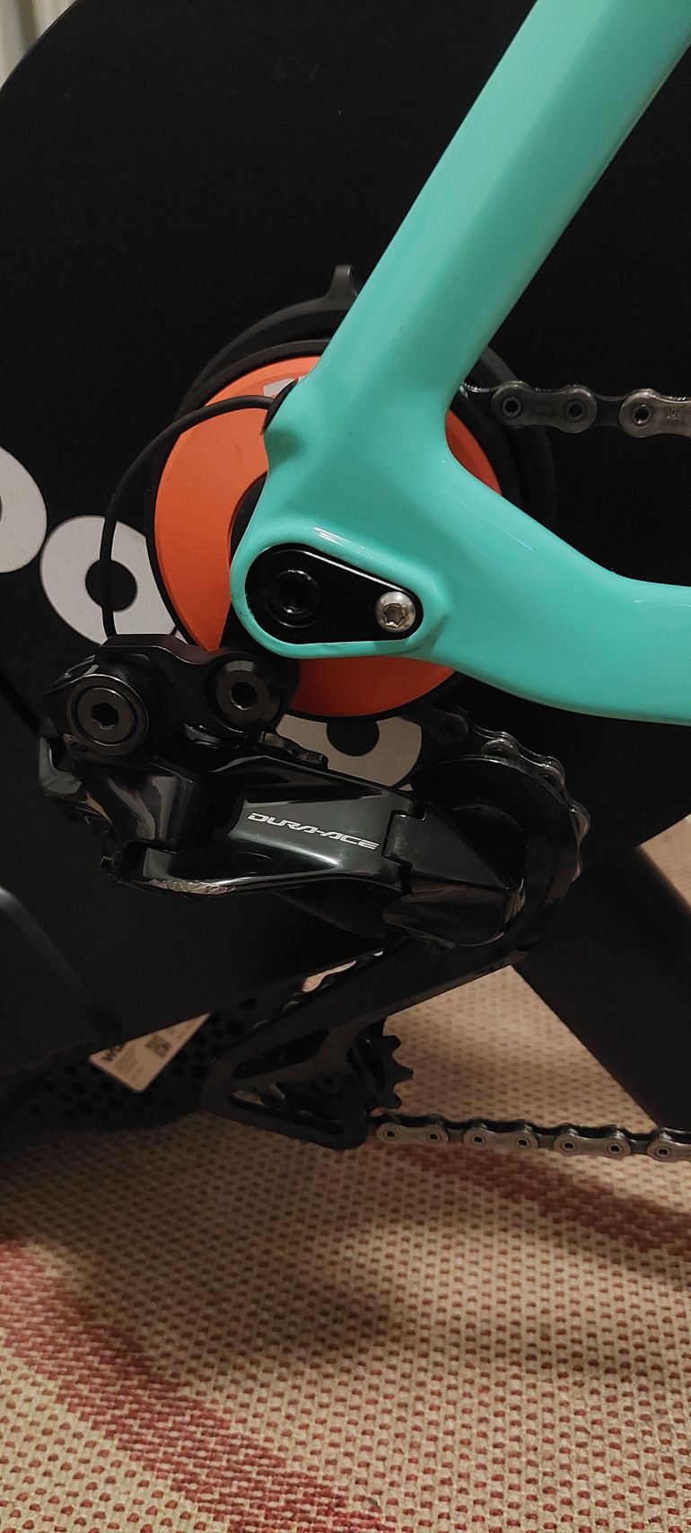 Used Bianchi Oltre XR4 - Dura Ace Di2 2022 2022 Road & Gravel, Green — image 9 of 11