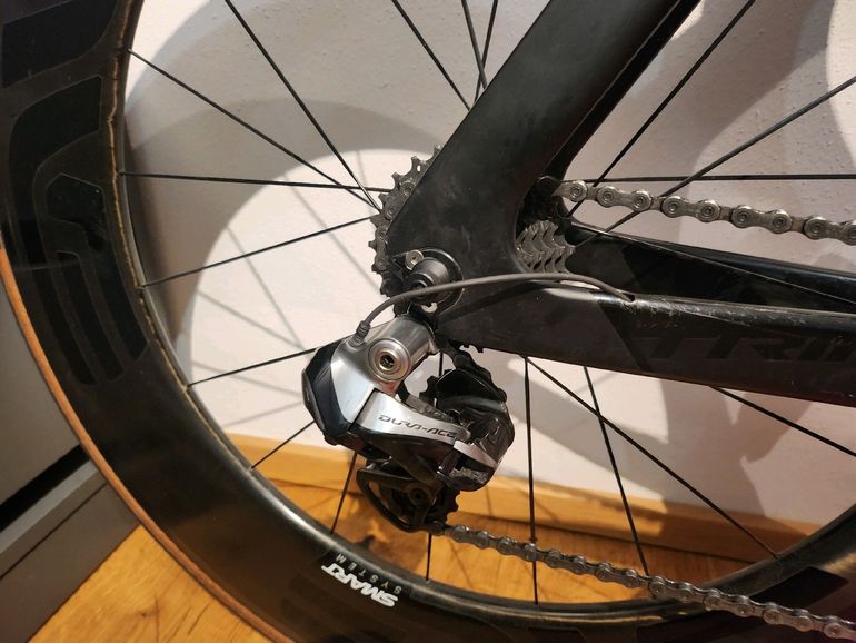 Used Giant Trinity Shimano Dura Ace Di2 2017 Road & Gravel, Black — image 12 of 14