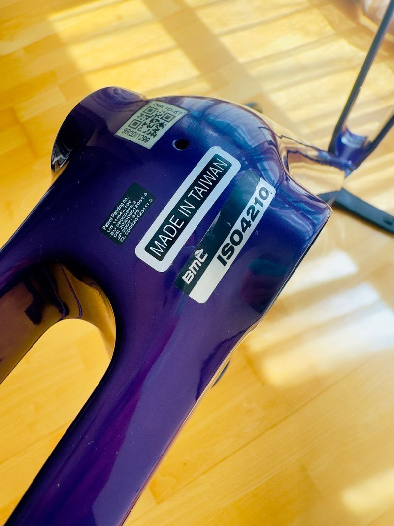 Used BMC Timemachine 01 ROAD ONE 2022 Frameset 2022 Road & Gravel, Purple — image 13 of 16