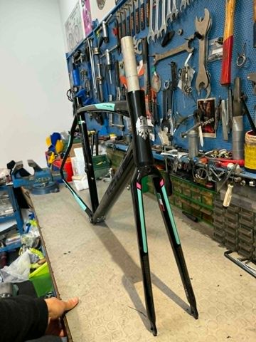Brugt Bianchi VIA NIRONE 7. NUOVO. Frameset Frameset 2020 Road & Gravel — billede 10 af 16