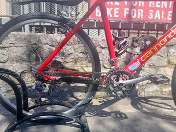 Gebrauchtes Cannondale Custom Shimano Deore XT 1995 Mountainbike, Rot — Bild 3 von 11