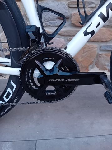 Used Specialized Tarmac Shimano Dura Ace Di2 2025 Road & Gravel, White — image 5 of 6