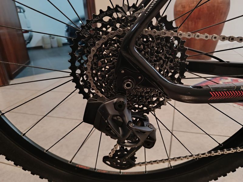Used RACE MOUNTAIN Custom SRAM GX Eagle AXS 2021 Mountainbike, Black — image 3 of 11