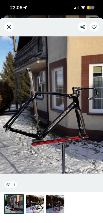 Bianchi, Oltre XR4 - Ultegra Di2 2022 Frameset