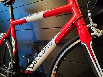 Used Daccordi Custom Campagnolo Chorus 2014 Road & Gravel, Red — image 6 of 10