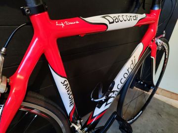 Used Daccordi Custom Campagnolo Chorus 2014 Road & Gravel, Red — image 4 of 10