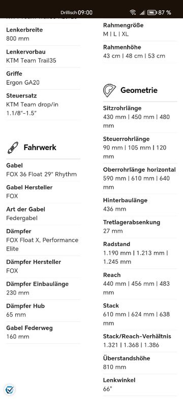 Tweedehands KTM PROWLER MASTER 2022 2022 Mountainbike — afbeelding 7 van 7