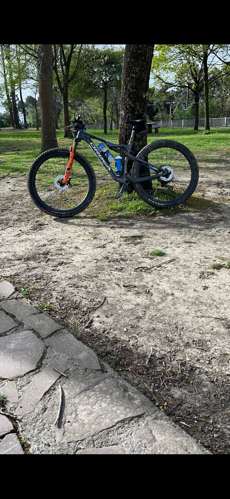 Used Orbea Oiz Shimano SLX 2021 Mountainbike, Blue — image 1 of 12