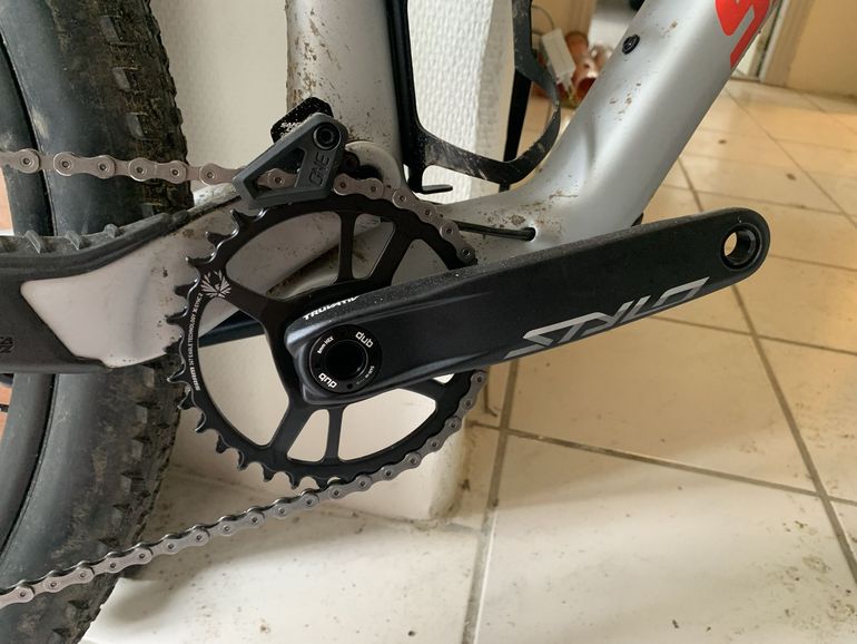 Used Santa Cruz Blur SRAM GX Eagle 2024 Mountainbike, Light Gray, 29 — image 18 of 22