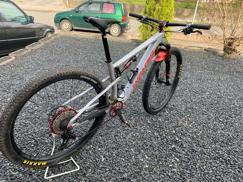 Gebrauchtes Santa Cruz Blur SRAM GX Eagle 2024 Mountainbike, Hellgrau, 29 — Bild 5 von 8