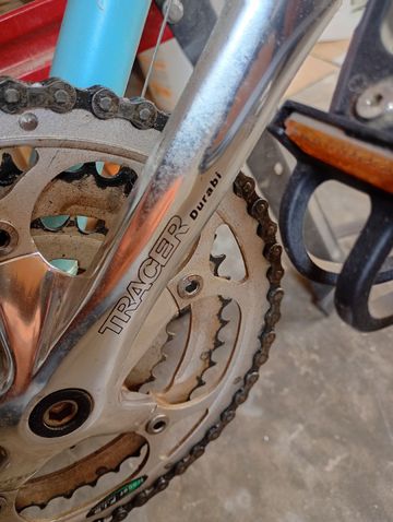Used Cicli groppo Custom Shimano Tourney 1998 Road & Gravel, Light Gray — image 7 of 8