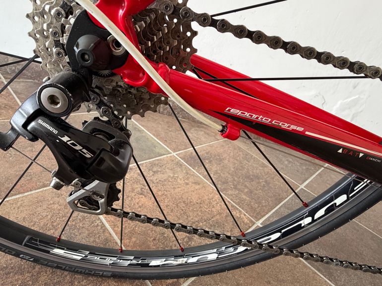 Used Bianchi Impulso 105 2013 2013 Road & Gravel, Red — image 5 of 7