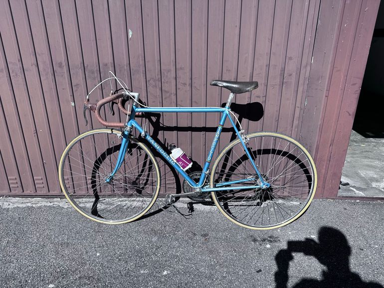 Used bici per Eroica Bici per Eroica Custom Campagnolo Veloce 1980 Road & Gravel, Azul — image 1 of 7