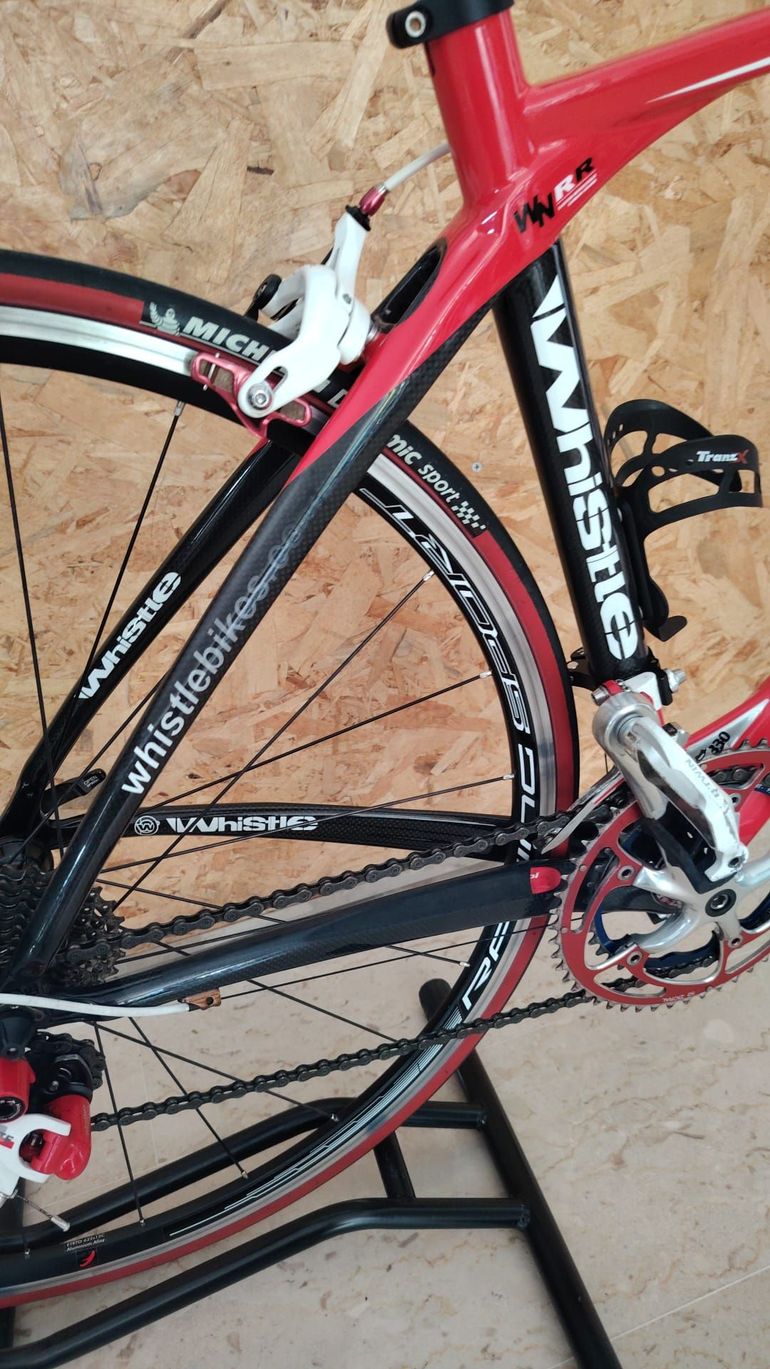 Used Whistle BICI DA CORSA IN CARBONIO WHISTLE GUYAPI MISURA S USATO 2013 Road & Gravel, Rot — image 6 of 16