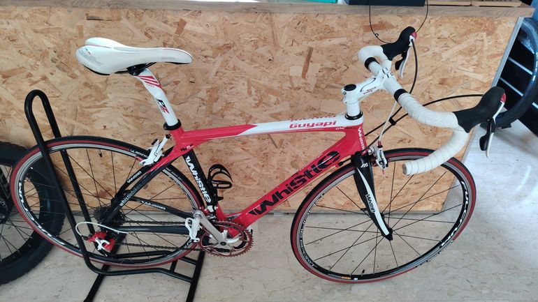 Used Whistle BICI DA CORSA IN CARBONIO WHISTLE GUYAPI MISURA S USATO 2013 Road & Gravel, Rot — image 2 of 16