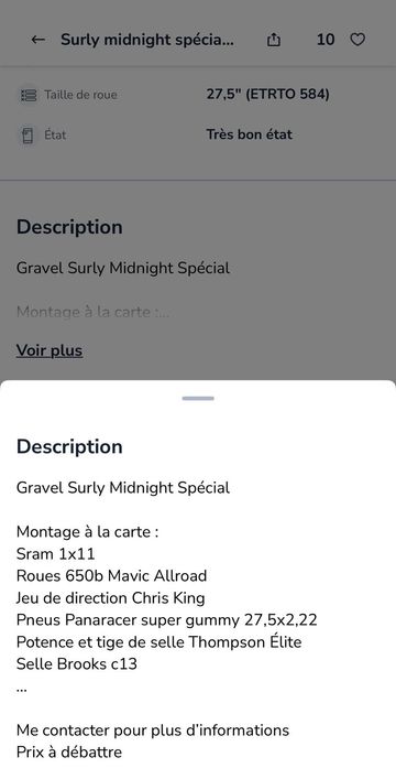 Tweedehands Surly Midnight Special 2020 2020 Road & Gravel — afbeelding 4 van 5