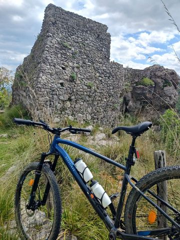 ROCKRIDER Explore Shimano CUES 2023 Mountainbike usato, Blu — immagine 3 di 4