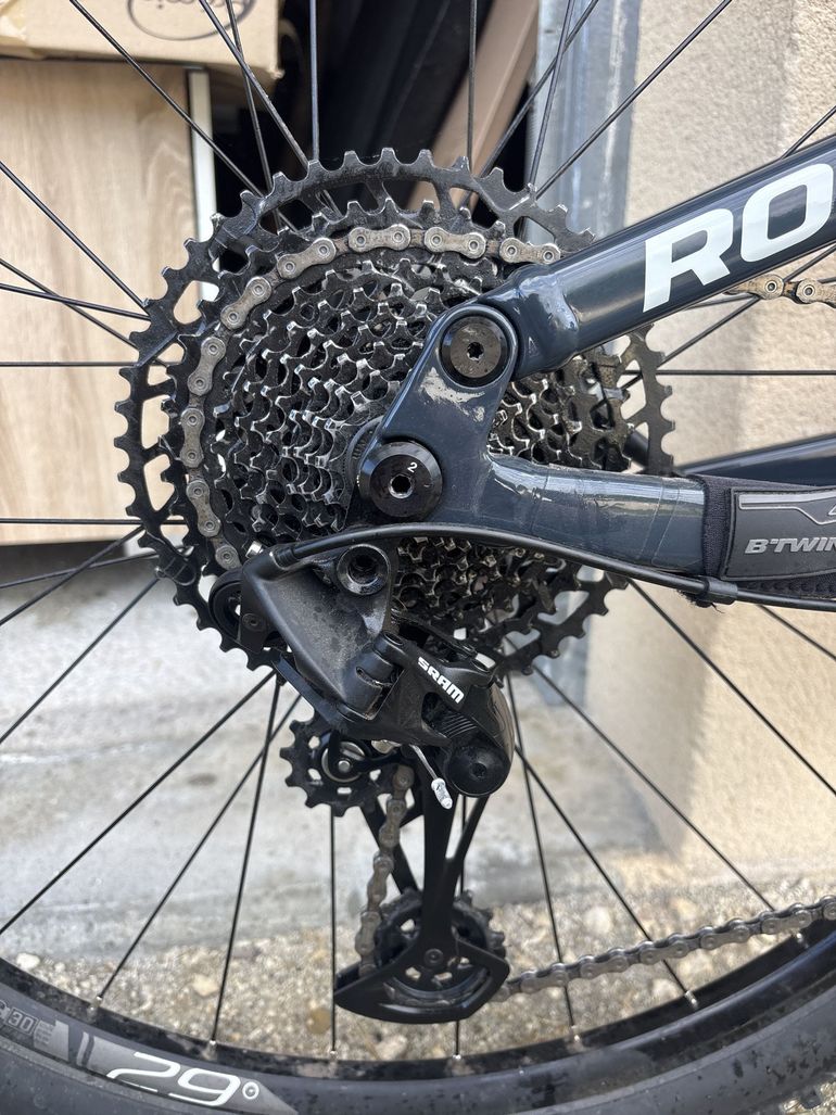 Used ROCKRIDER Rockrider AM 50 S All Mountain 2023 Mountainbike, Light Gray — image 9 of 10