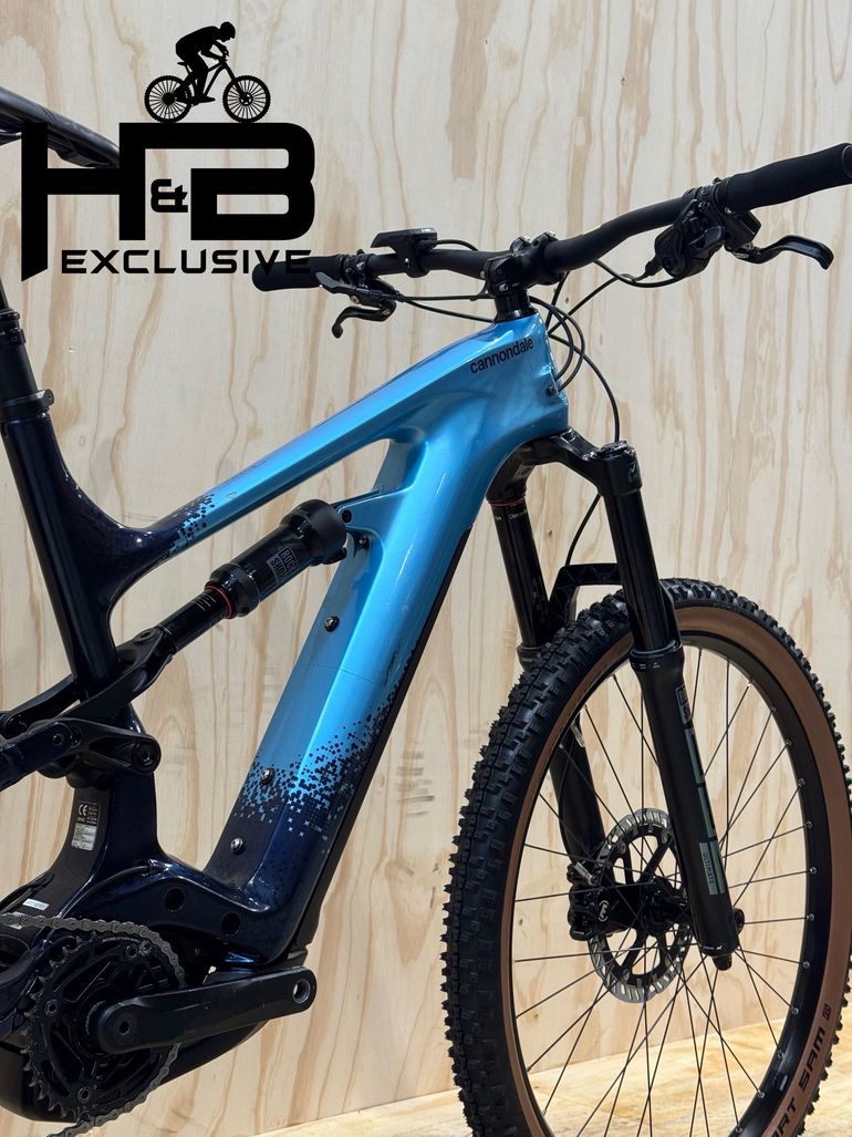 Used Cannondale Moterra Neo Carbon 2 Sram NX 2022 Mountainbike, Blue — image 10 of 12
