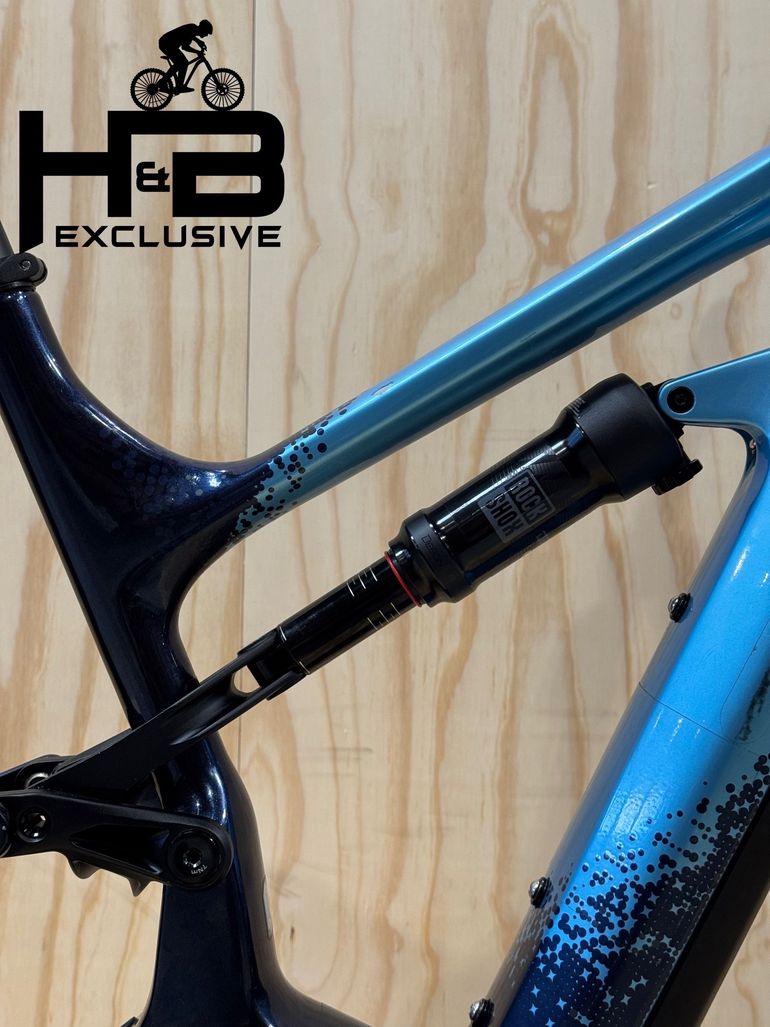 Used Cannondale Moterra Neo Carbon 2 Sram NX 2022 Mountainbike, Blue — image 9 of 12