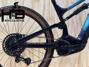 Used Cannondale Moterra Neo Carbon 2 Sram NX 2022 Mountainbike, Blue — image 3 of 12