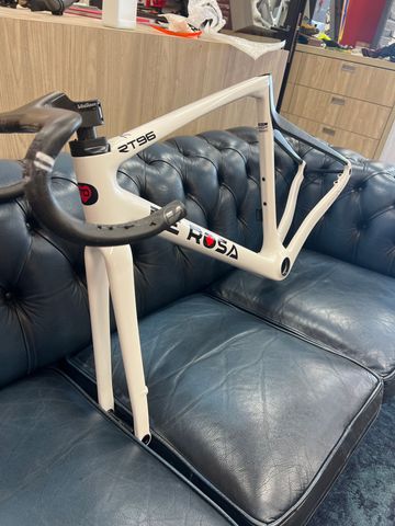Used De Rosa 70 Frameset 2025 Road & Gravel, White — image 3 of 6