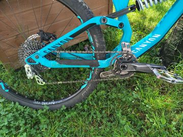 Used Canyon Torque Shimano SLX 2019 Mountainbike, Blue — image 3 of 4