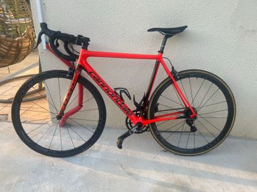 Used Cannondale SuperSix EVO Shimano Ultegra Di2 2016 Road & Gravel, Red — image 2 of 10