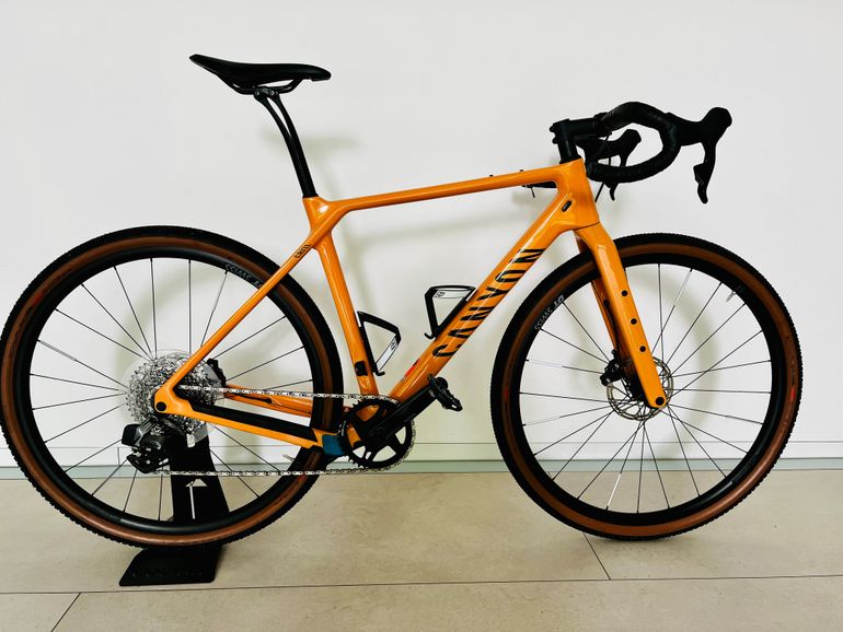 Used Canyon Grizl CF SL 7 eTap 2023 2023 Road & Gravel, Orange — image 1 of 14