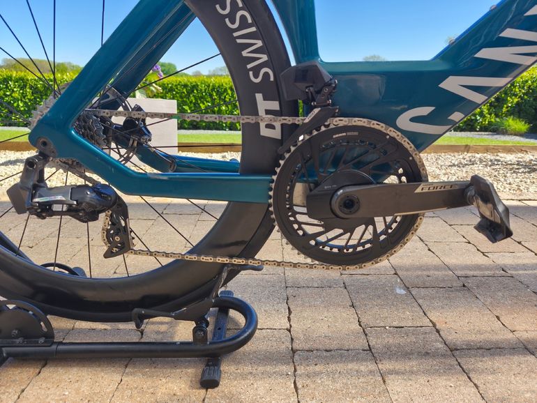Used Canyon Speedmax CF SLX 7 Disc eTap 2022 2022 Road & Gravel, Green — image 3 of 5