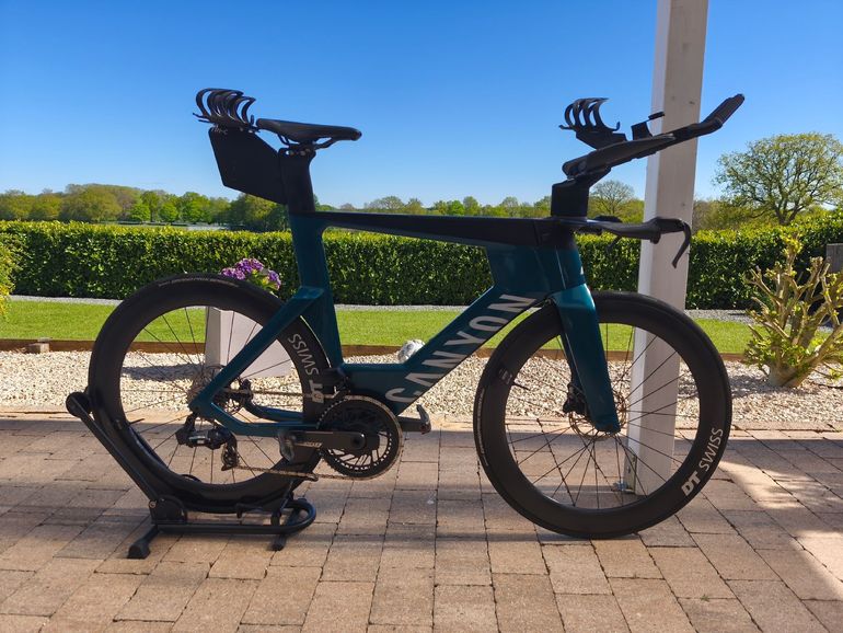 Used Canyon Speedmax CF SLX 7 Disc eTap 2022 2022 Road & Gravel, Green — image 2 of 5