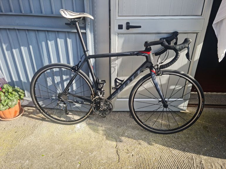 Used Scott CR1 10 2017 2017 Road & Gravel, Black — image 1 of 12