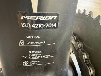 Used Merida SCULTURA 6000 2020 2020 Road & Gravel, Black — image 5 of 5